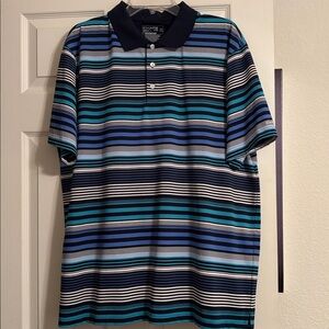Chaps Multicolor Striped Polo Shirt